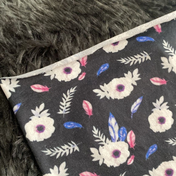 Black and white floral print waist wrap - Picture 6 of 17